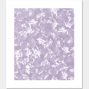 Soft purple abstract watercolor Posters and Art